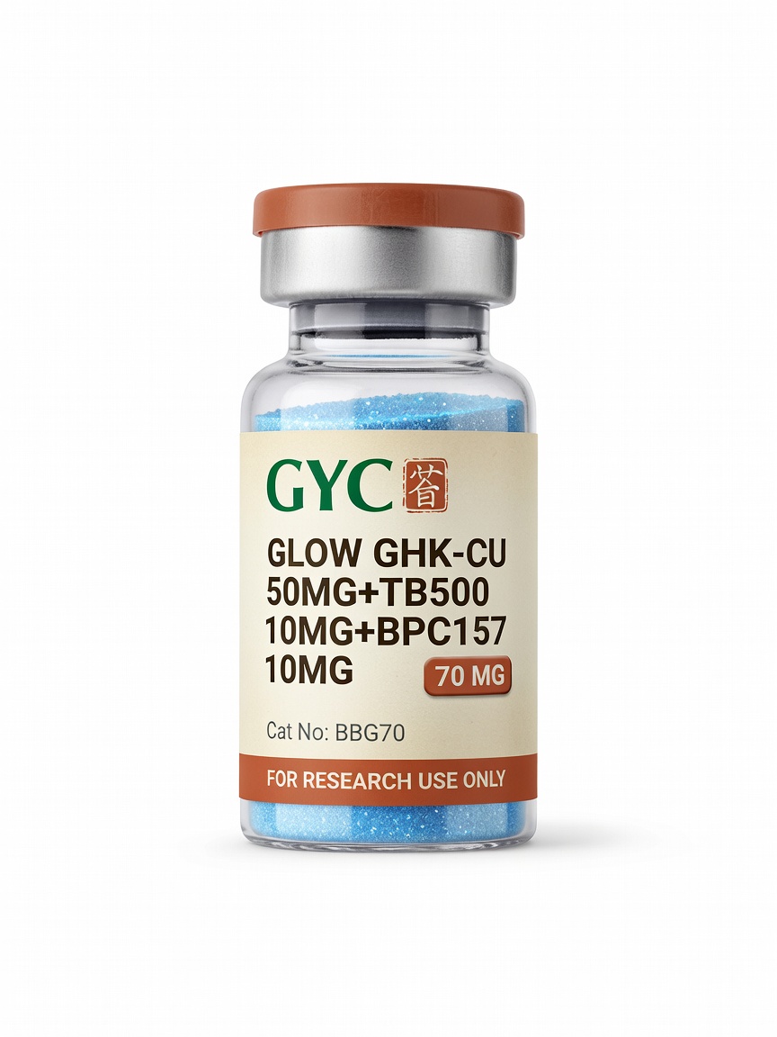GLOW GHK-CU 50mg+TB500 10mg+BPC157 10mg 70mg*10vials — GYC