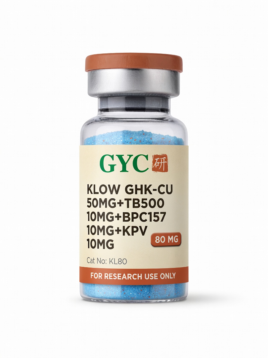 KLOW GHK-CU 50mg+TB500 10mg+BPC157 10mg+KPV 10mg 80mg*10vials — GYC