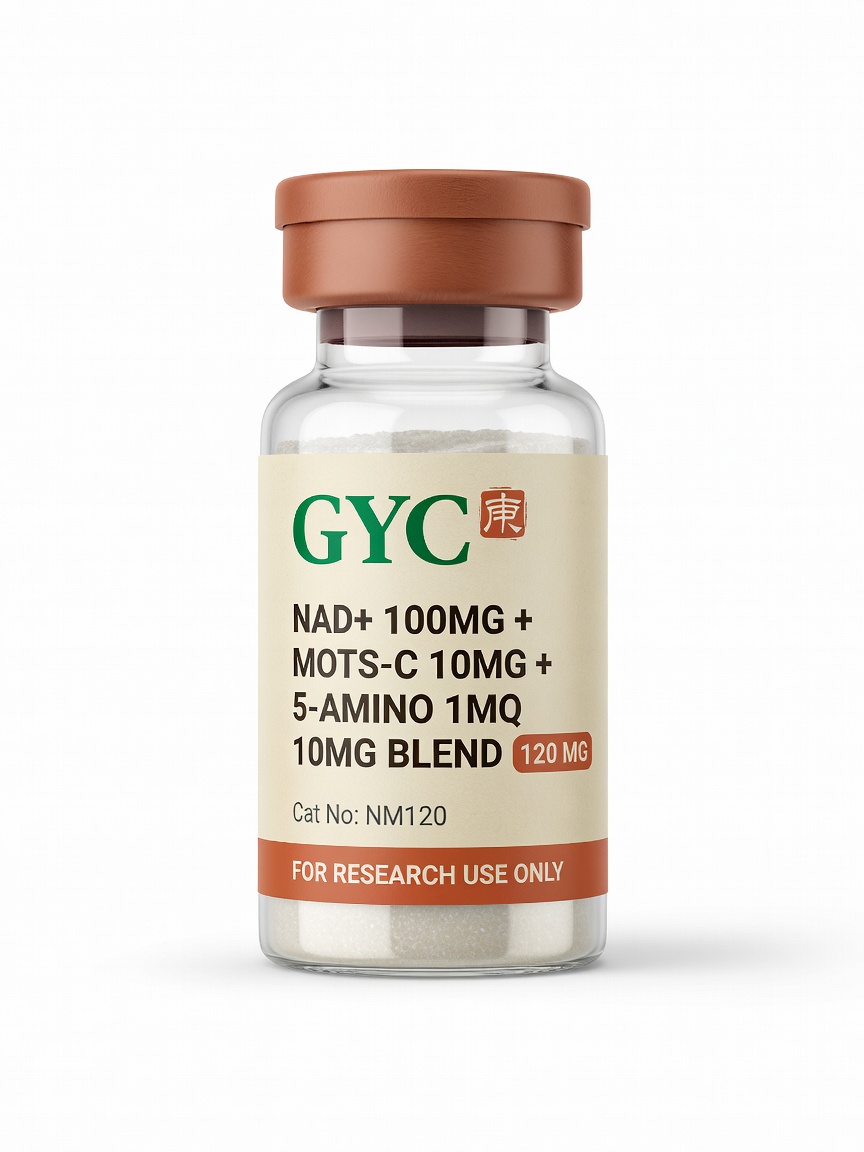 NAD+ 100mg + Mots-C 10mg + 5-Amino 1MQ 10mg Blend 120mg*10vials — GYC