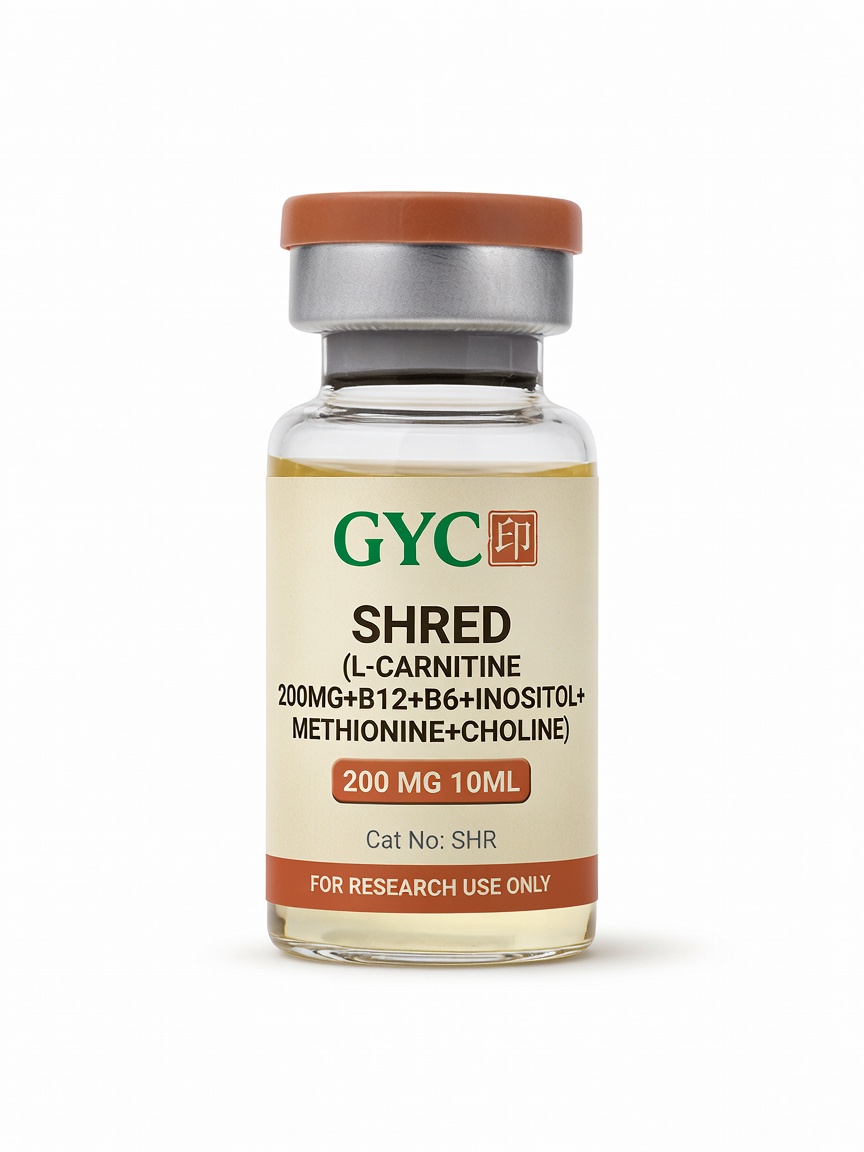 SHRED (L-Carnitine 200mg+B12+B6+Inositol+Methionine+Choline) 10ml vial — GYC