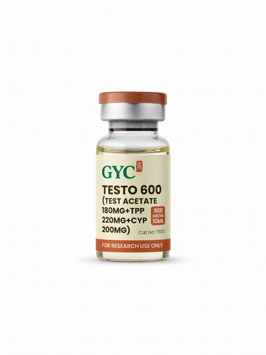 Testo 600 (Test Acetate 180mg+TPP 220mg+Cyp 200mg) 600mg/ml*10ml — GYC